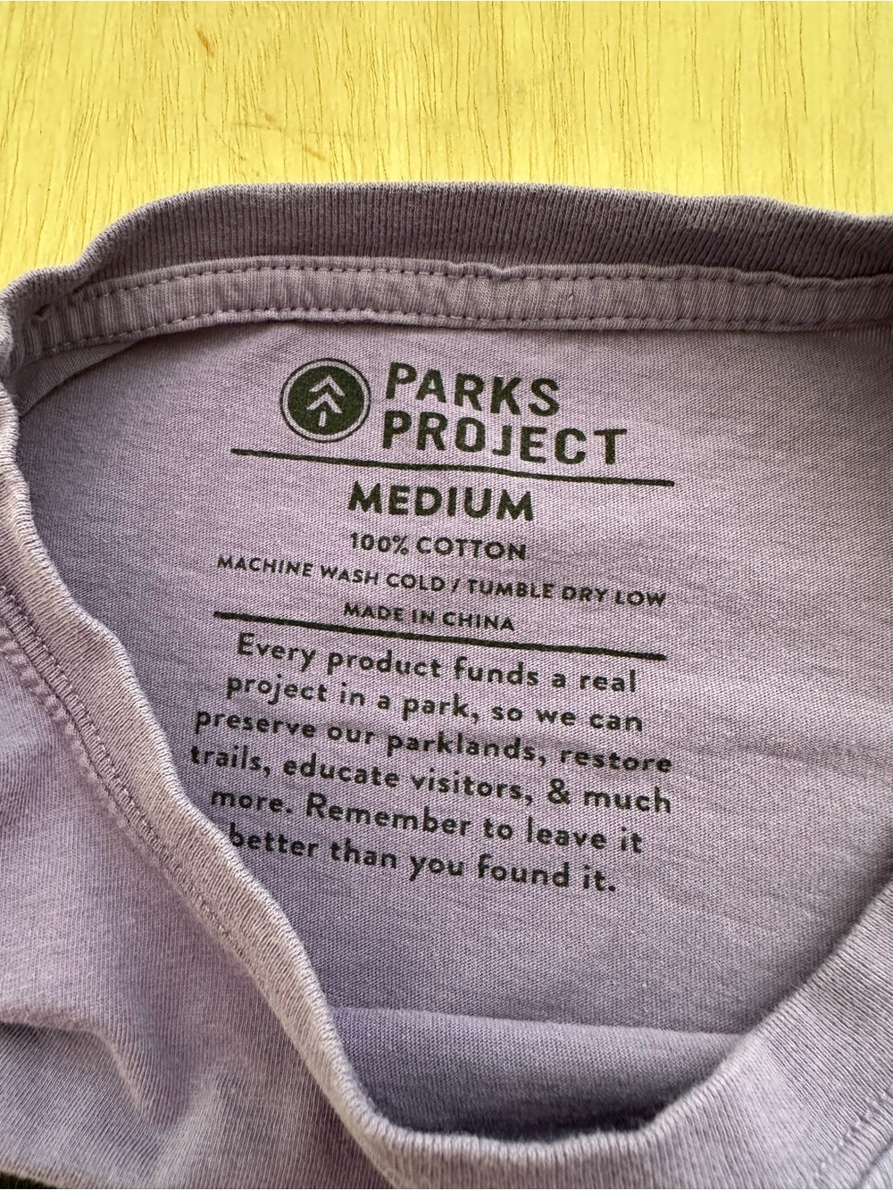 Parks Project Purple Graphic Short Sleeve Tee - Picture 4 of 7